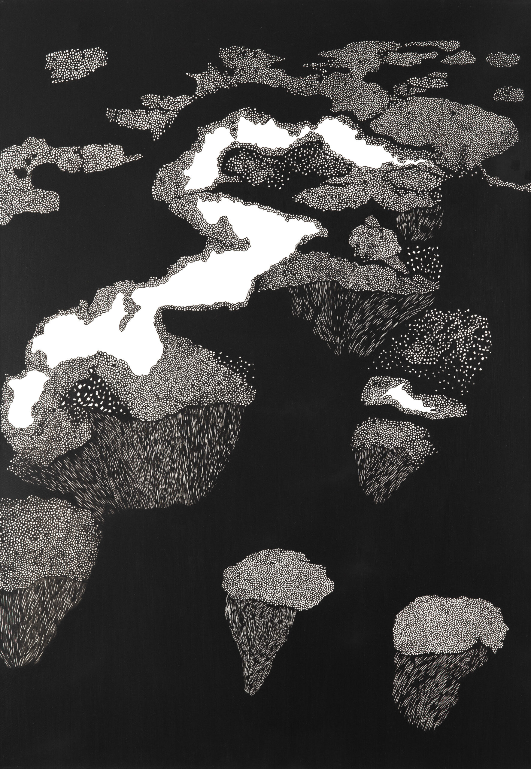 Joseph Rudolf. Schauspiel. 2016, 70x100, marker on canvas, Foto: Schager